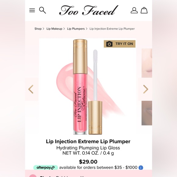 Too Faced Bubble Gum Yum Extreme Lip Injection - Picture 6 of 6